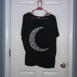 Boho Oversized Moon Top
